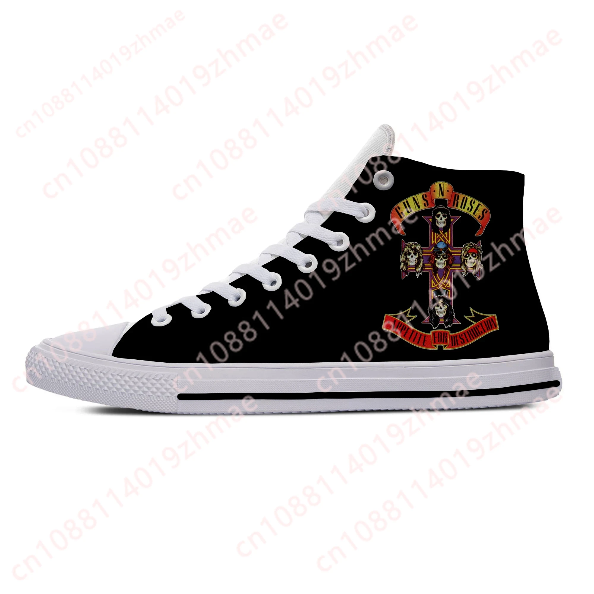 Hot 3D Guns N Rose Heavy Metal - огляд і ціна Men'S Fashion Loafers