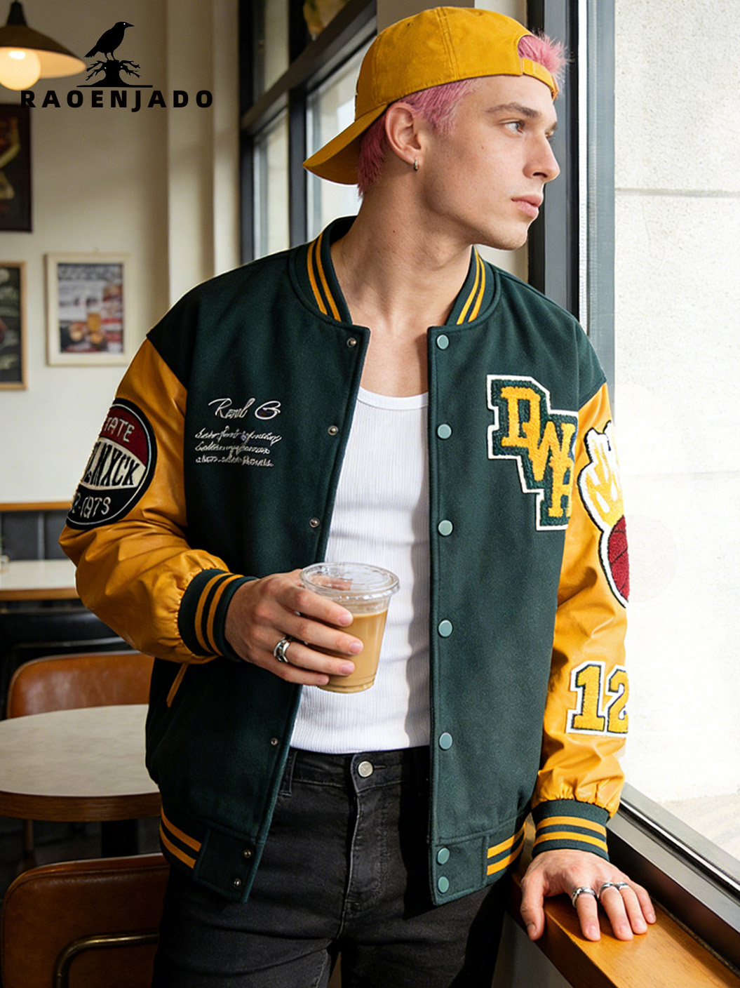 Mens Vintage Varsity Jacket Ra - огляд і ціна Varsity Jacket Letterman