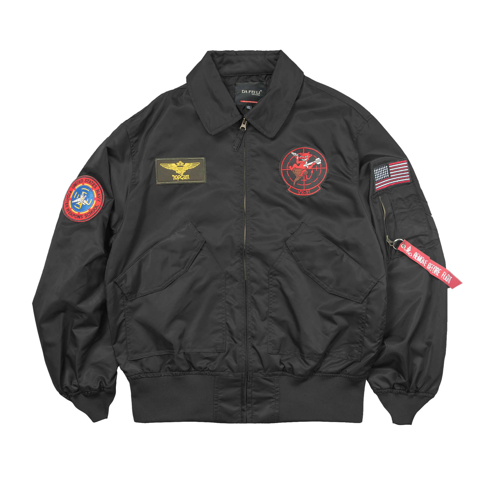 TOP GUN CWU-45P Plus Size Wate - огляд і ціна Varsity Jacket Letterman