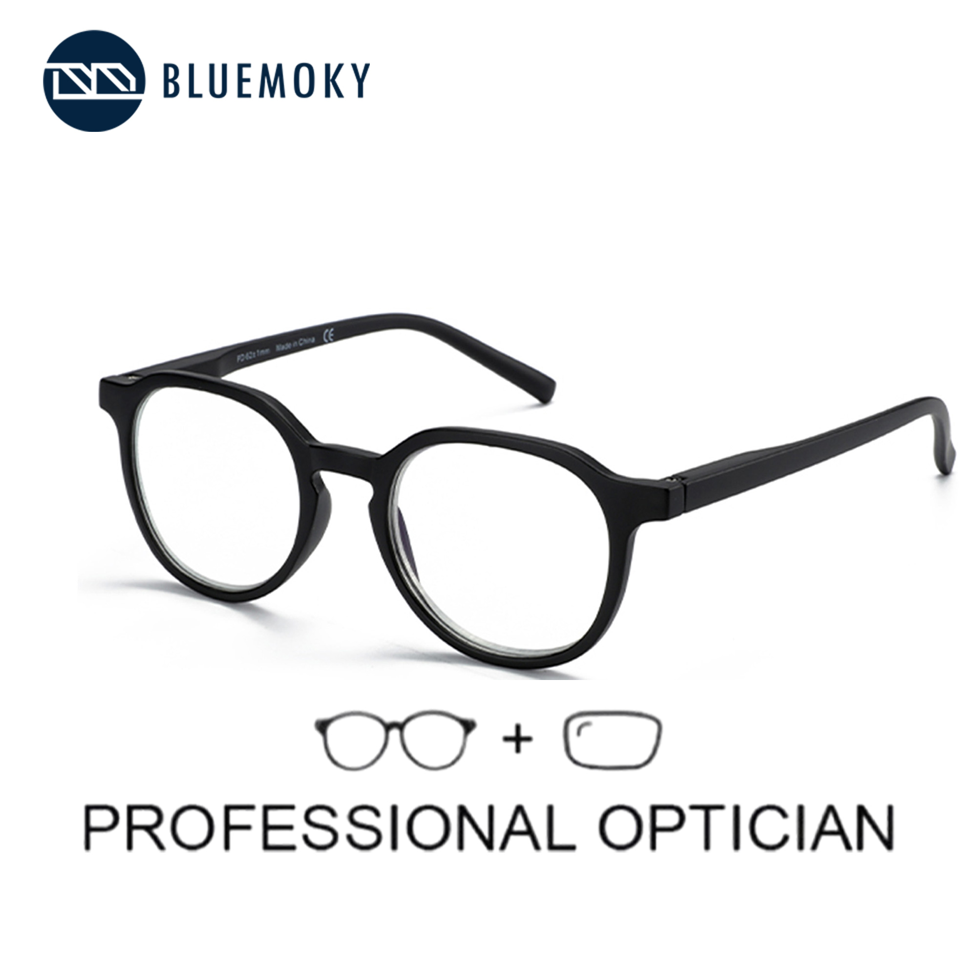BLUEMOKY Retro Round Prescript - огляд і ціна Mens Fashion Reading Glasses