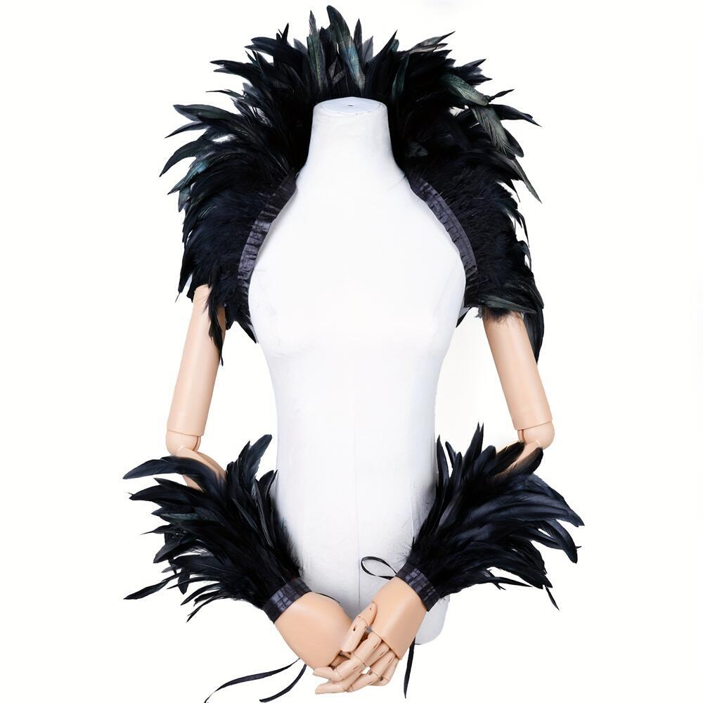 Elegant Red Feathers Women's S - огляд і ціна Men Fashion Elegant