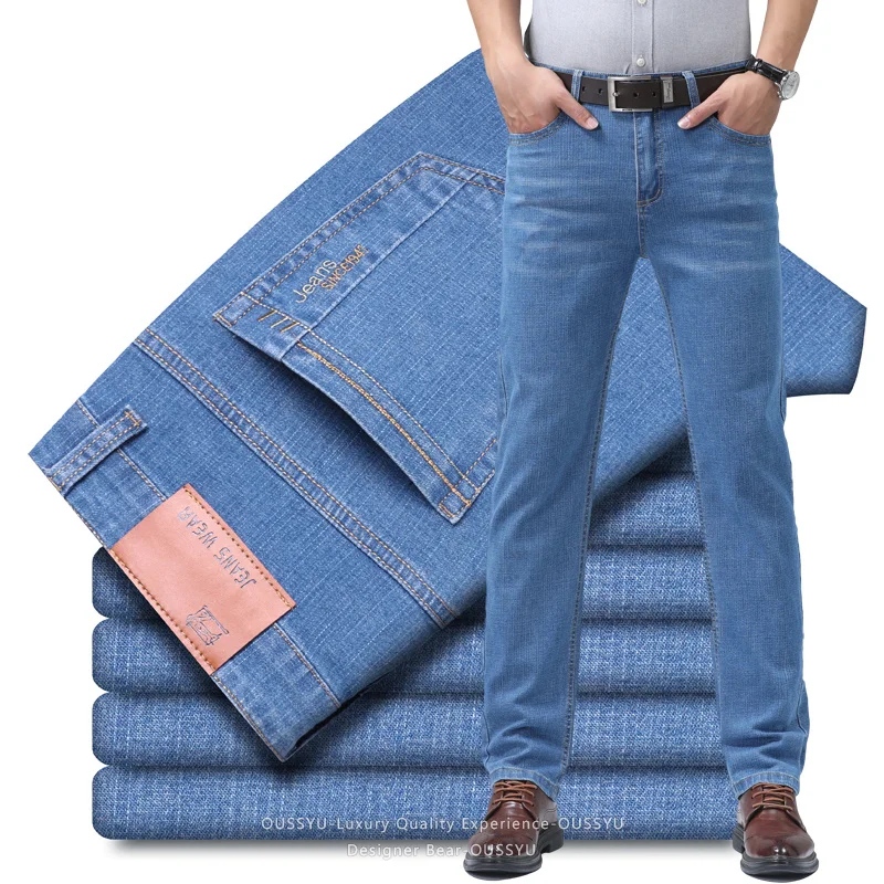 Summer Thin Men's Denim Jeans  - огляд і ціна Men'S Fashion Nova Jeans