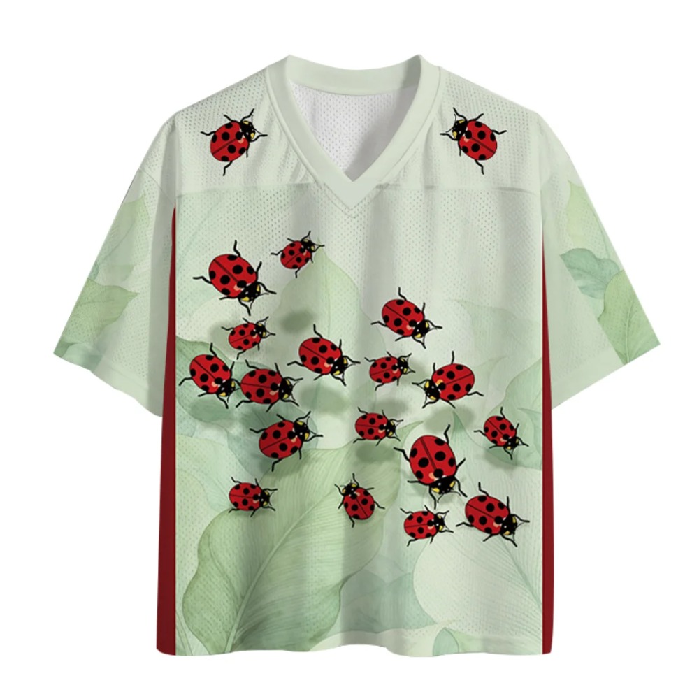 Harajuku Y2K 3D Print  Sport Q - огляд і ціна Men'S Fashion V Neck T Shirts