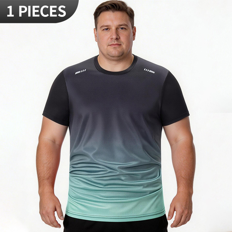 Men's Short Sleeved Summer Plu - огляд і ціна Men'S Fashion Plus