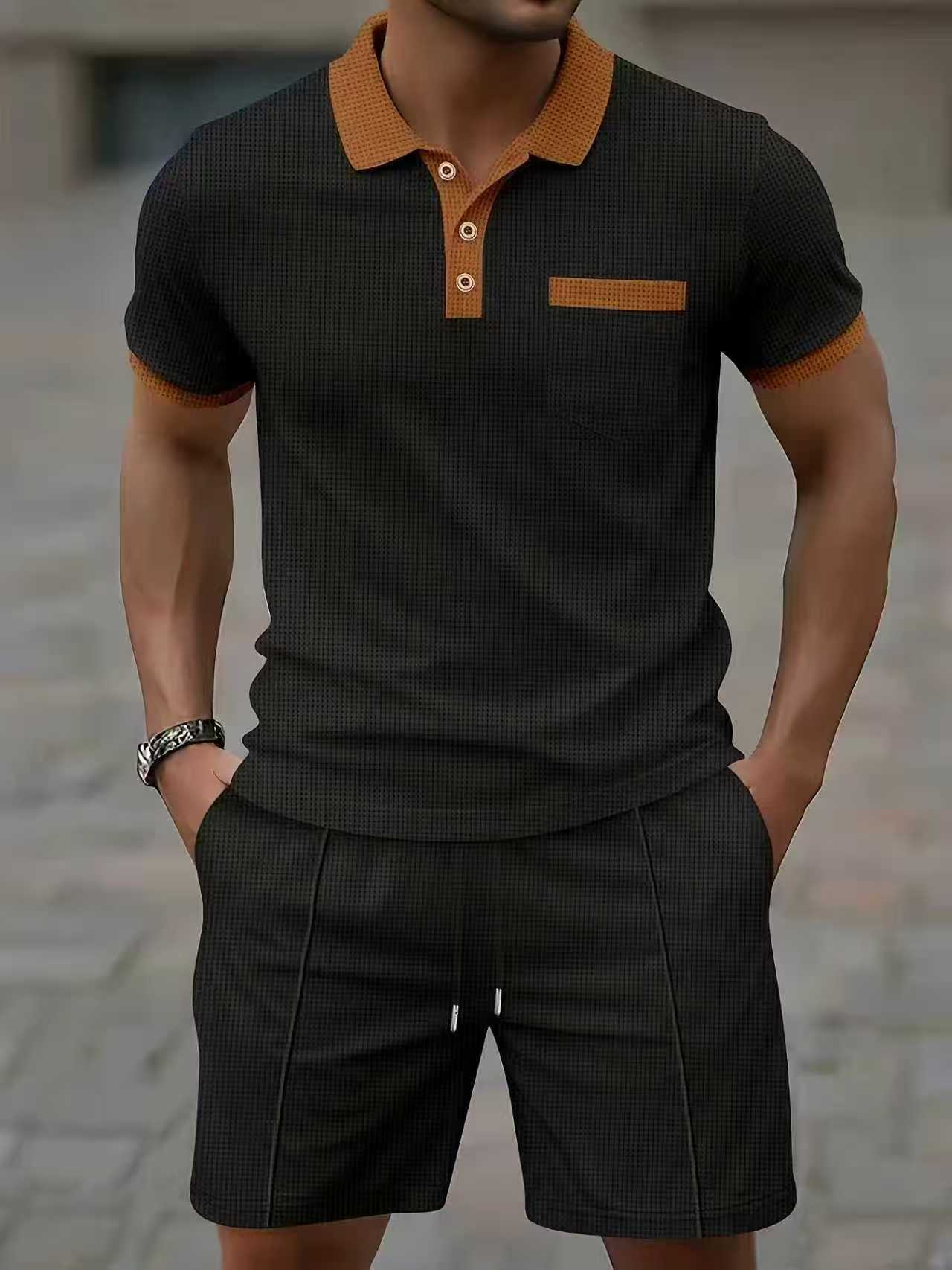 Bestselling men's summer short - огляд і ціна Men'S Fashion V Neck T Shirts