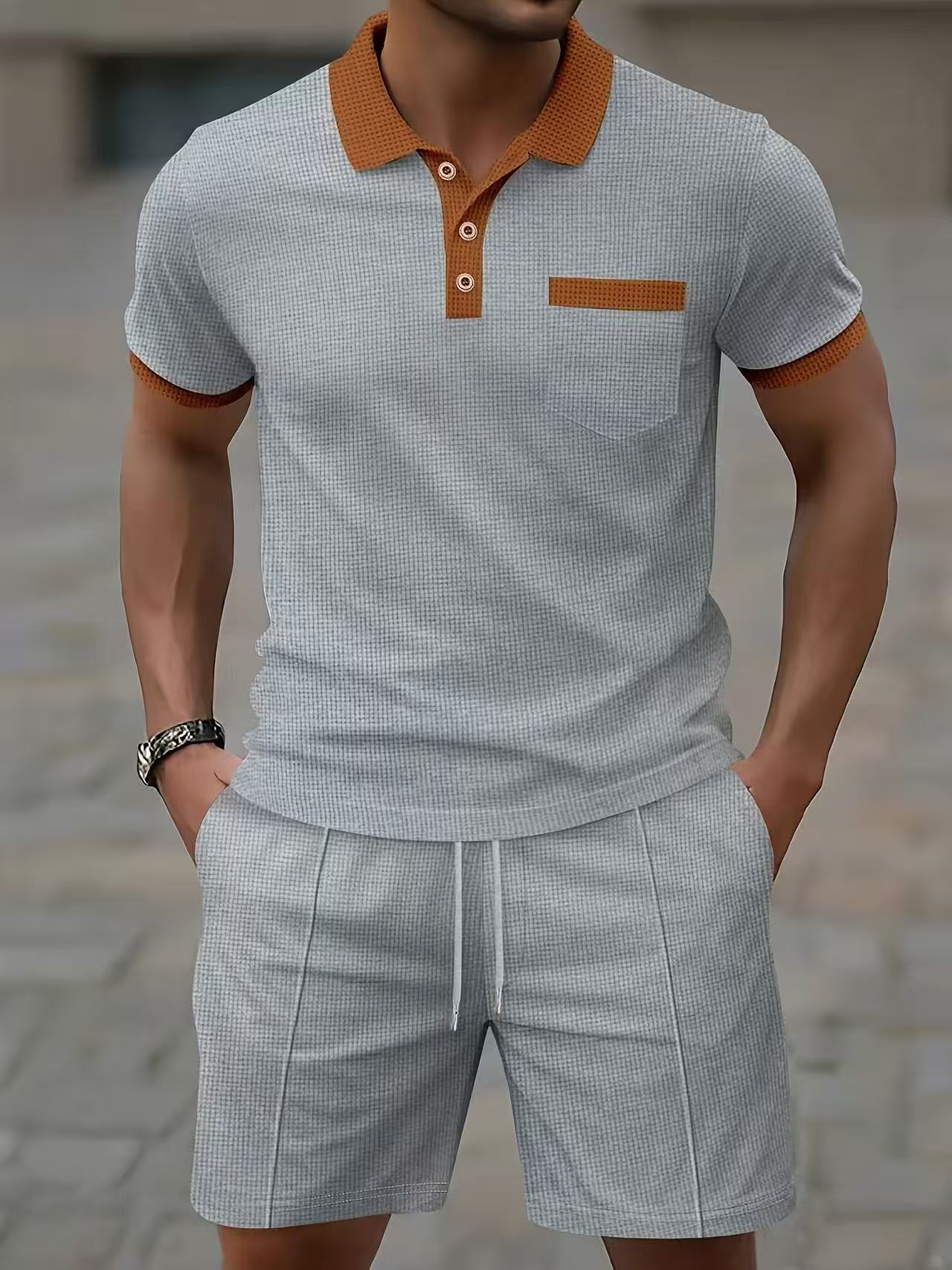 Bestselling men's summer short - огляд і ціна Men'S Fashion V Neck T Shirts