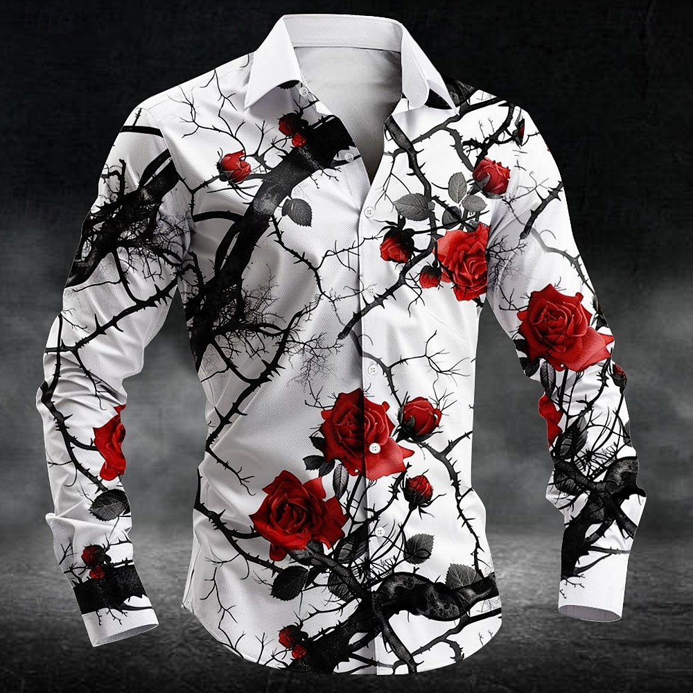 Fashion plum blossom pattern 3 - огляд і ціна Men'S Spring Fashion