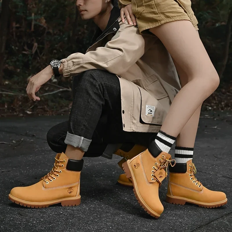 Boots Men High Top Boots High  - огляд і ціна Men'S Fashion Loafers