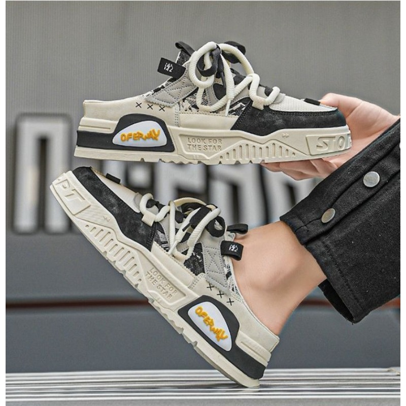 Fashion Men Casual Shoes Half  - огляд і ціна Men'S Fashion Loafers