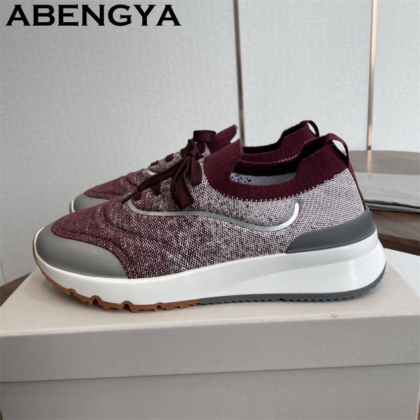Men New Multicolour Knitted lo - огляд і ціна Men'S Fashion Loafers