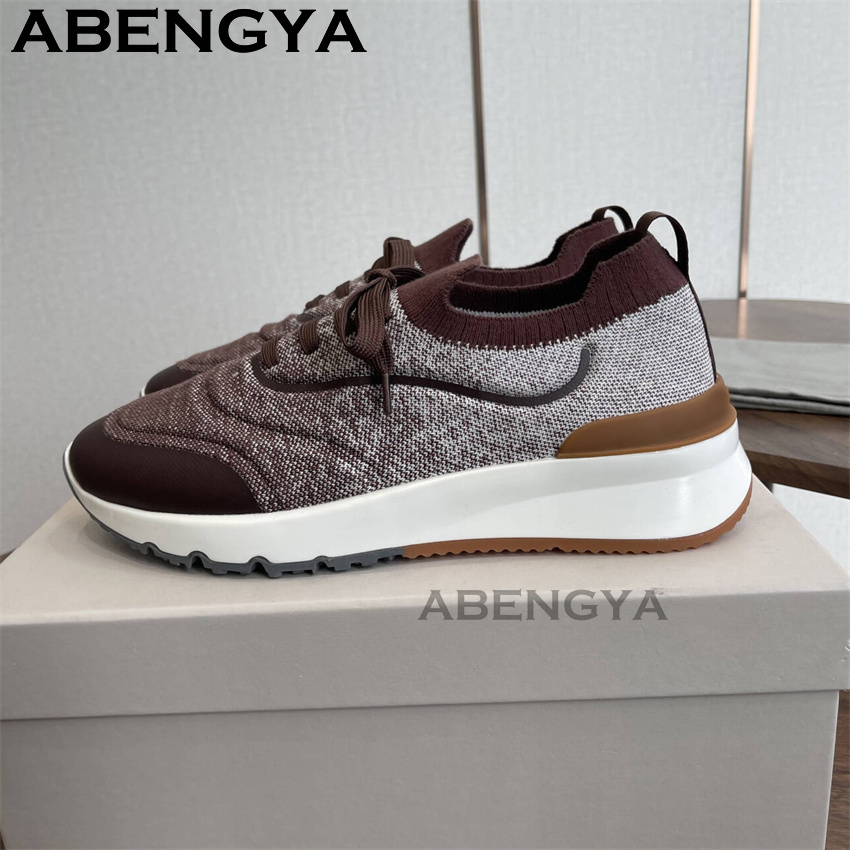 Men New Multicolour Knitted lo - огляд і ціна Men'S Fashion Loafers